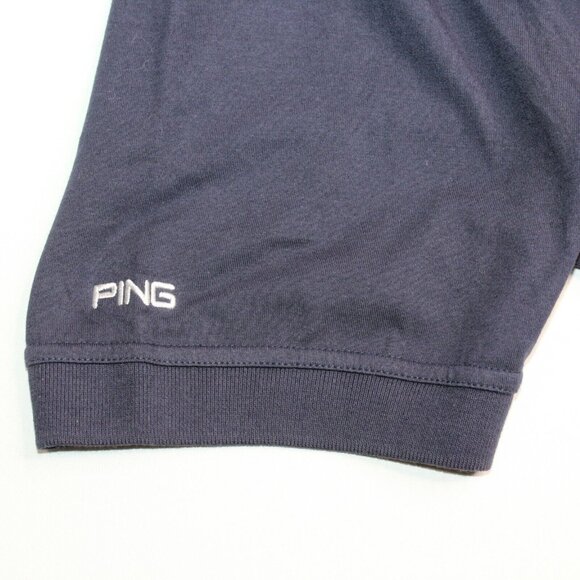 Ping Collection Mens XL Navy Blue Performance Activewear Pro Golf Polo Shirt - Picture 12 of 12
